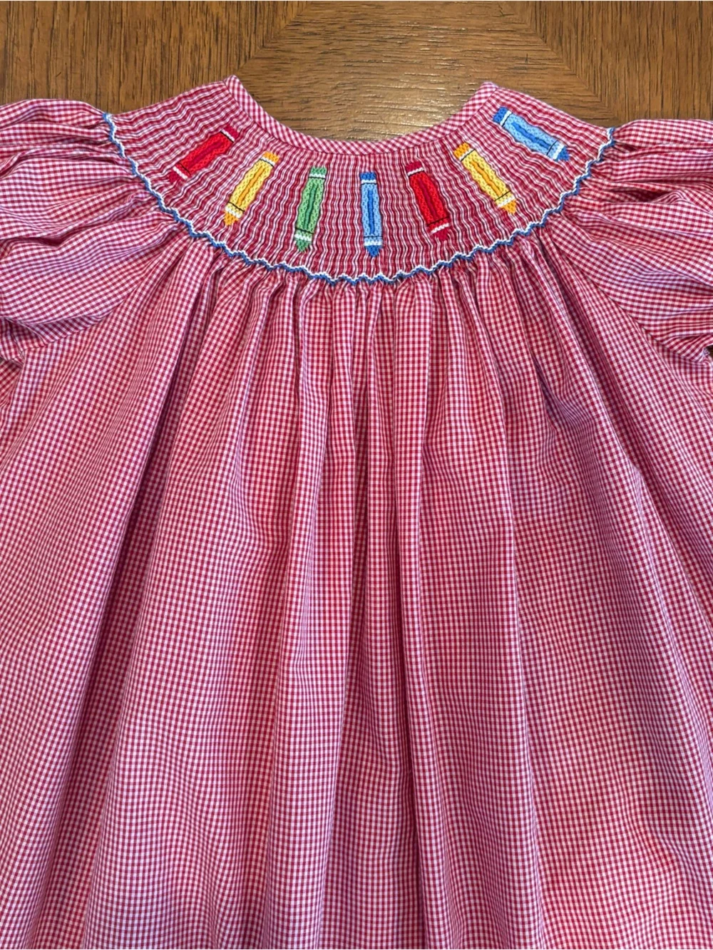 Smocked Back to School Dress